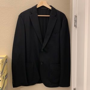 Black Uniqlo Airism Blazer Jacket, Size M